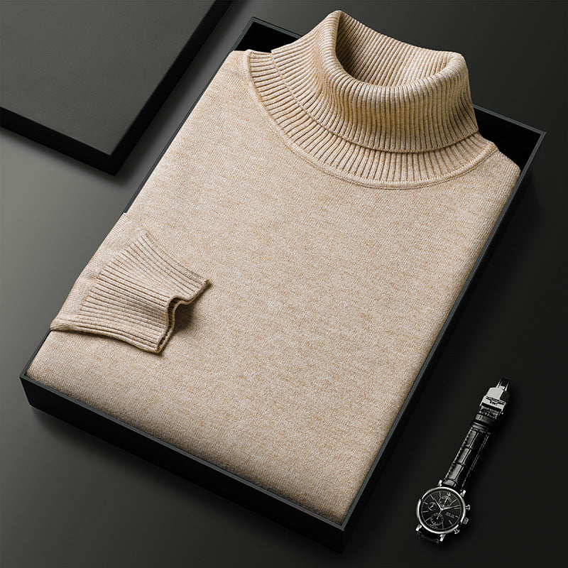 ⏳ Hot Sale!  ⏰Men's Solid Color Premium Turtleneck Sweater👔