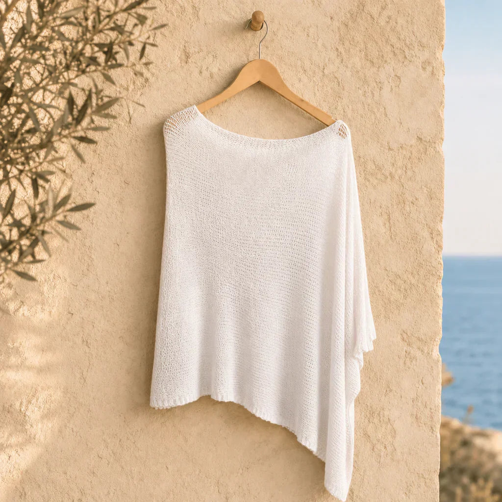 🌺Summer Hot Sale 50% OFF💐Women's Hollow Out Knit Shawl Poncho