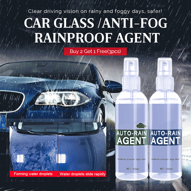 🚗Hot Sale 50% OFF🎁Car Glass Anti-fog Rainproof Agent