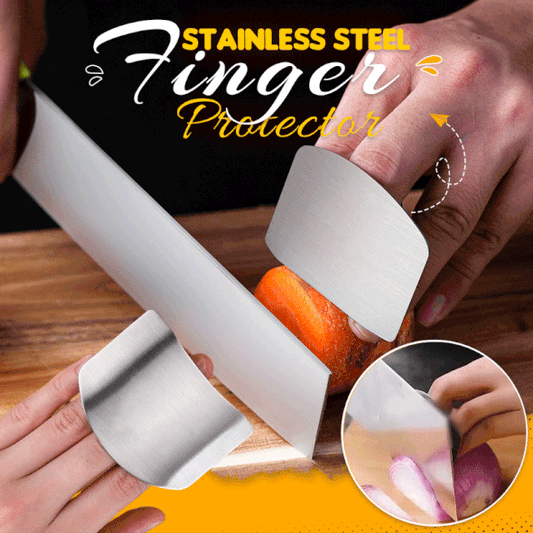 🔥Hot Sale 48% OFF - Stainless Steel Finger Guard - Buy 3 Get 2 Free Now