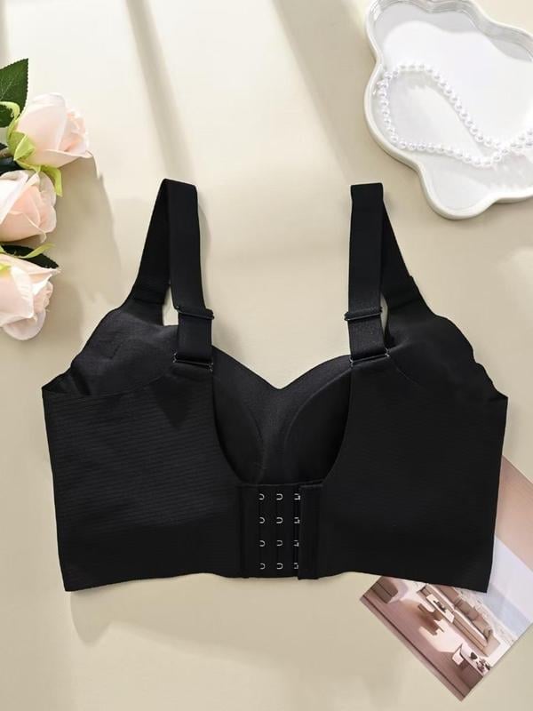 🎁2026 New Arrivals 50% OFF💥Women's Ribbed Push Up Adjustable Wireless Bra🌸