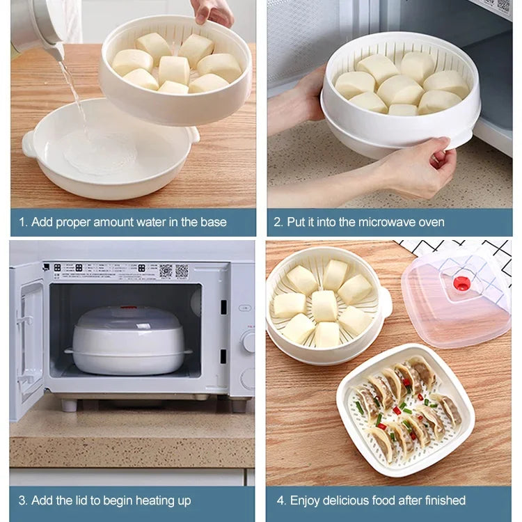 🔥Microwave Oven Steamer