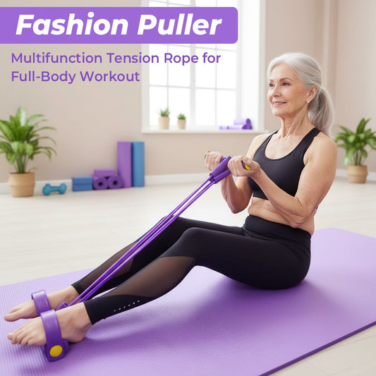 🎁Hot Sale 50% OFF Today!🔥Latest 6-Tube Pedal Resistance Device, Detachable And Adjustable Pedal Resistance Device🏃