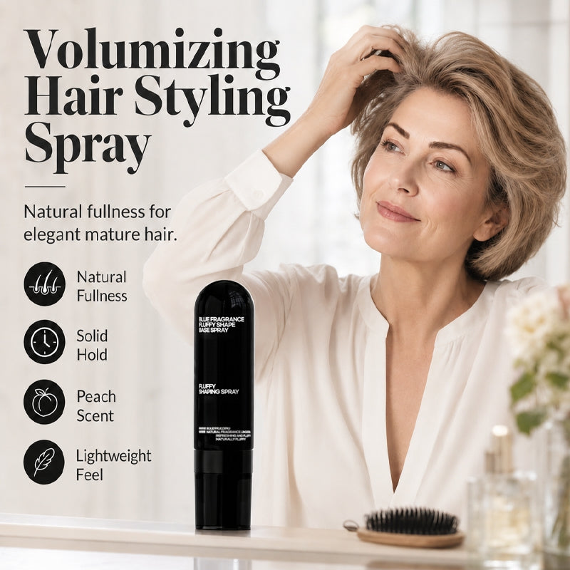 🎉50% Off! 👩 Peach-scented volumizing & setting spray—for lightweight, bouncy hair and long-lasting hold4
