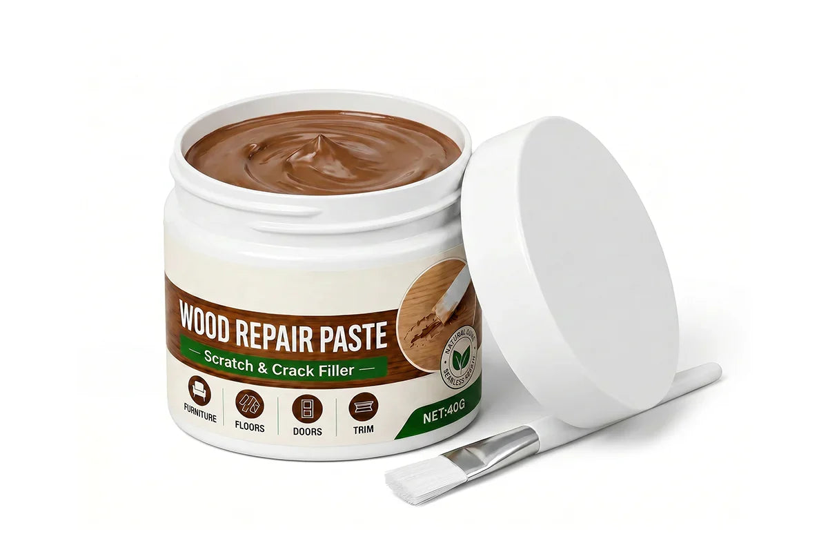 🥳2026 HOT SALE🥳💞50K+ SOLD!🛡️🪑 Furniture & Floor Repair Paste – Works on tables, cabinets & wooden floors. Covers scuffs & peeling. No more ugly scratches! 🏠✅