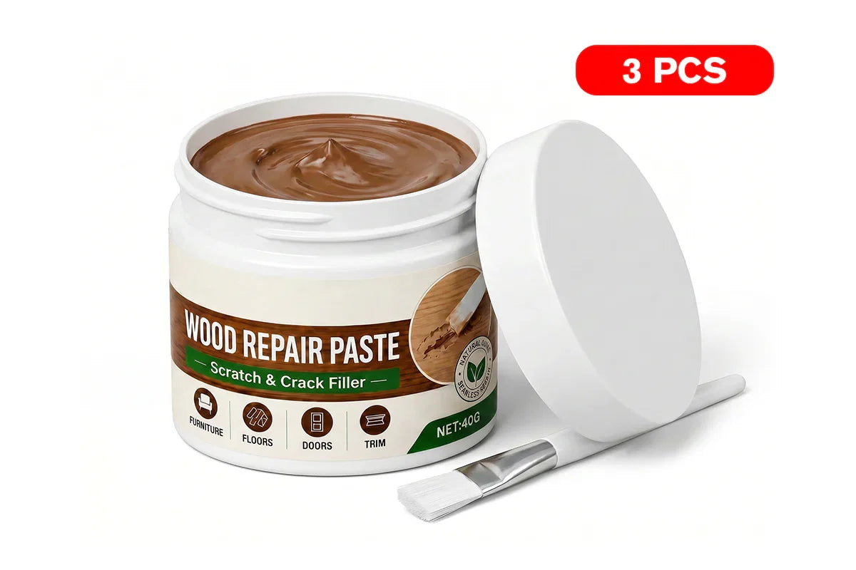🥳2026 HOT SALE🥳💞50K+ SOLD!🛡️🪑 Furniture & Floor Repair Paste – Works on tables, cabinets & wooden floors. Covers scuffs & peeling. No more ugly scratches! 🏠✅
