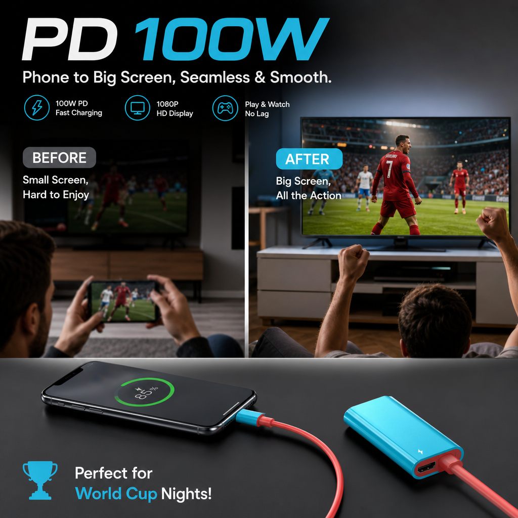 🔥 LIMITED-TIME SALE ONLY ￡11.99! ✨🔥USB-C to HDMI Adapter Cable for Switch