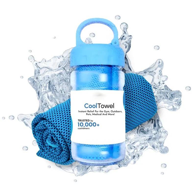 ⏰Summer Sale Buy 1 Get 1 Free❄💦Cold Sweat Towel You Can Use Anywhere, Anytime! Reusable Soft Absorbent Cooling Portable– UK Ready!