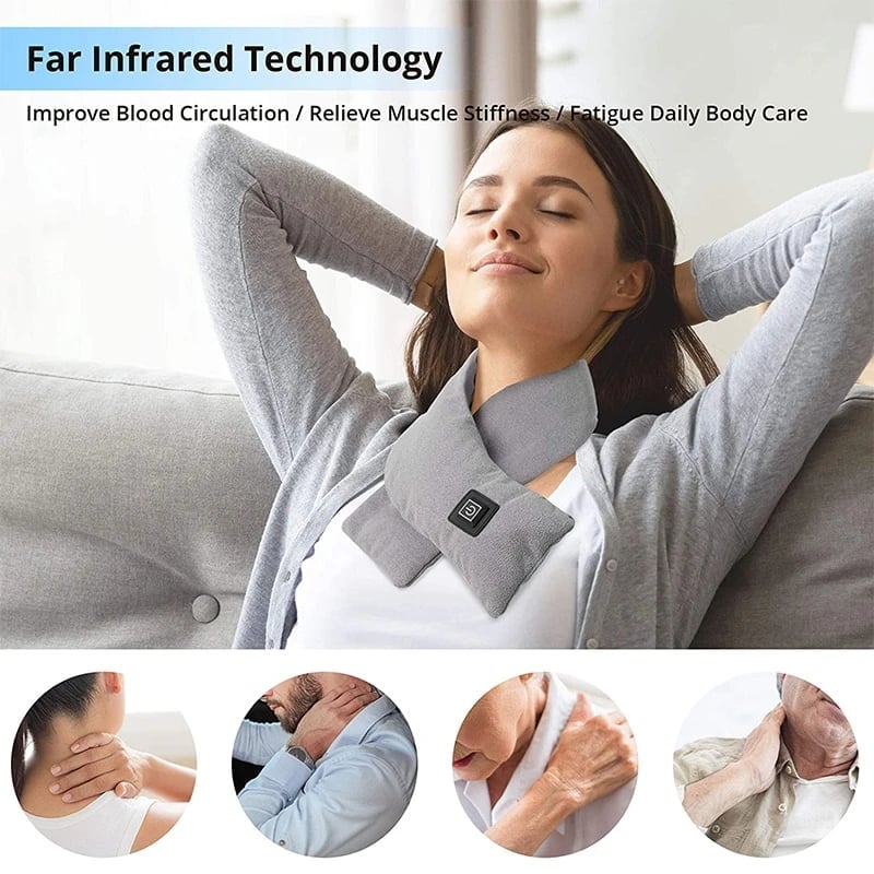 (🎁2025-Christmas Hot Sale🎁)Intelligent Electric Heating Scarf🎇