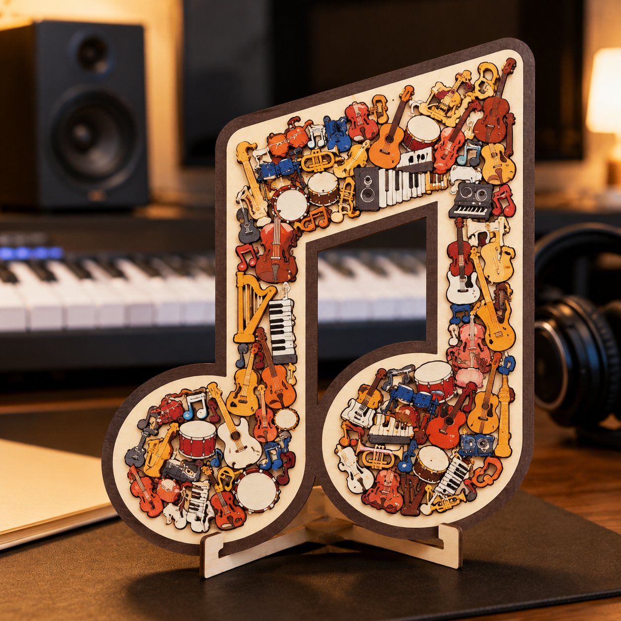 📢📢 Hot Sale Promotion 49% OFF🔥🎶Musical Note Instrument Jigsaw Puzzle Ornament