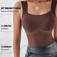 📢50%  OFF!⏰Women’s U-Neck Thermal Tank with Built-In Bra – Warm, Supportive & Braless Comfort ❄️❤️
