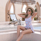👙Last Day Sale 50% OFF💃Women's One Piece Tummy Control Tie Knot Swimsuit