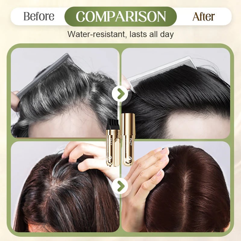 🖤BUY 1 GET 1 FREE!!⚡2-IN-1 Water & Sweat-Proof Hair Comb Dye✨ Long-Lasting Color with Zero Mess!