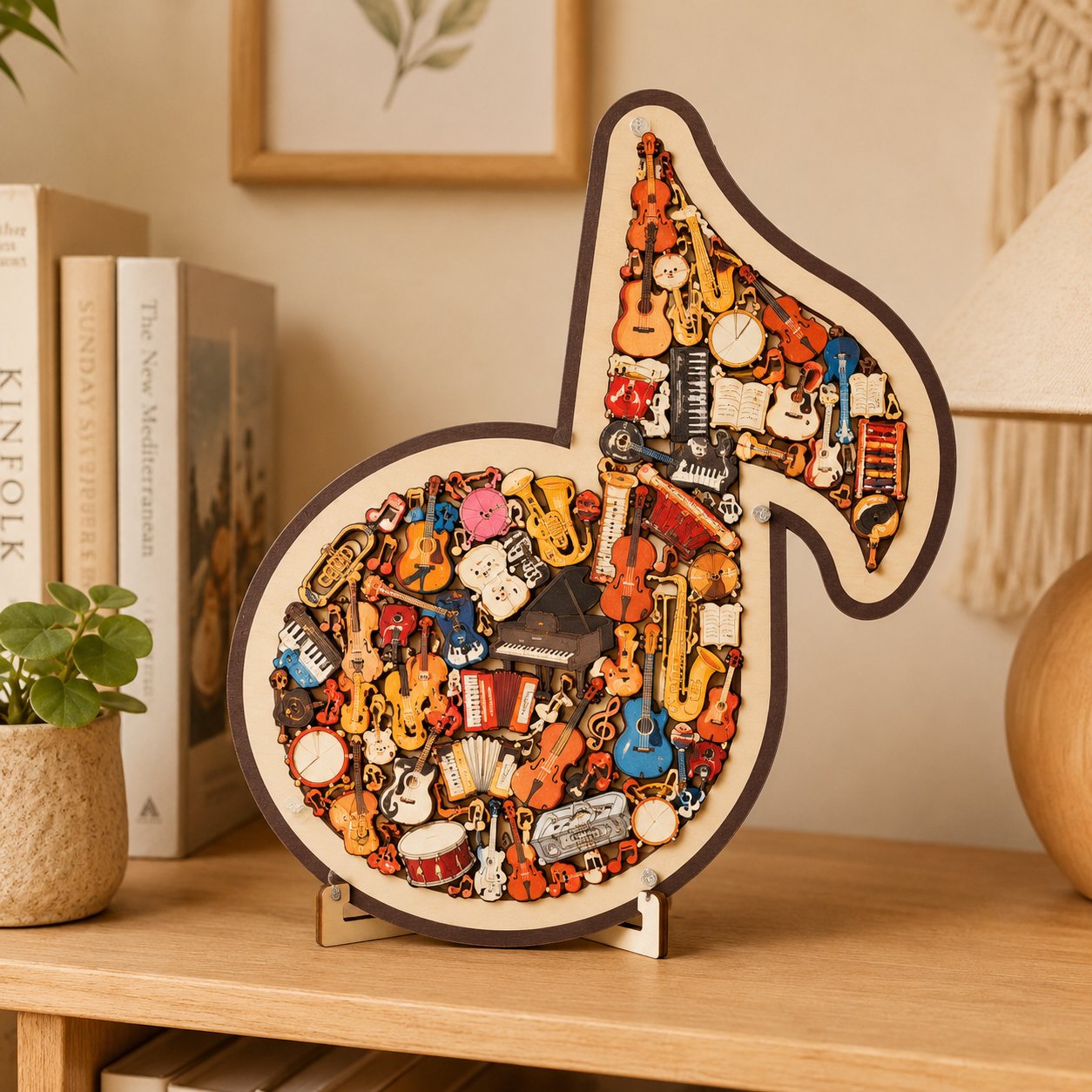 📢📢 Hot Sale Promotion 49% OFF🔥🎶Musical Note Instrument Jigsaw Puzzle Ornament