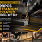 🔧 50% OFF NOW! ⚡ 99pcs Titanium Coated Drill Bit Set – High-efficiency, durable & versatile – Ideal for craftsmen & DIY projects 🛠️