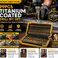 🔧 50% OFF NOW! ⚡ 99pcs Titanium Coated Drill Bit Set – High-efficiency, durable & versatile – Ideal for craftsmen & DIY projects 🛠️