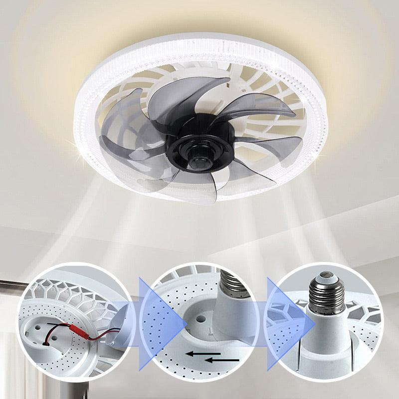 💥2026 HOT SALE 50% OFF💥 2-in-1 Ultra-Quiet Ceiling Fan Light with Remote & 6 Speeds 💡🌬️ | Dimmable, Energy-Saving & Perfect for UK Homes 🇬🇧