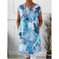 🌞🌷2026 SUMMER HOT SALE £13.99!!💥50K+ SOLD!💞Loose Knee-Length Dress with Butterfly Print
