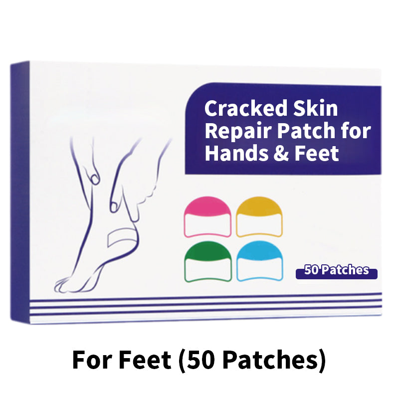 🩹 BUY 2 GET 1 FREE! ✨ Cracked Skin Repair Patch - Deep Hydration for Heels/Elbows, Pain Relief in 2 Hours, Invisible & Waterproof ⏳📦