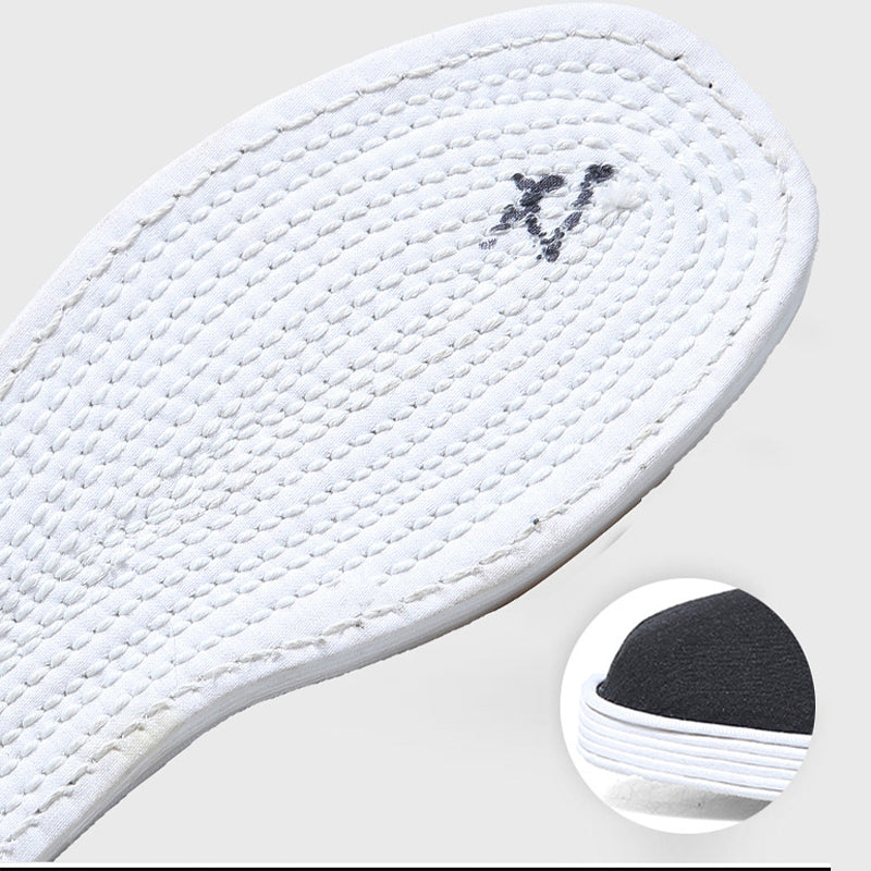Unisex Breathable Thousand-Layer Slip-On Cloth Work Shoes