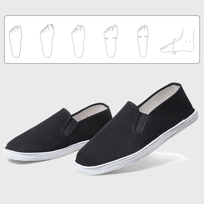 Unisex Breathable Thousand-Layer Slip-On Cloth Work Shoes