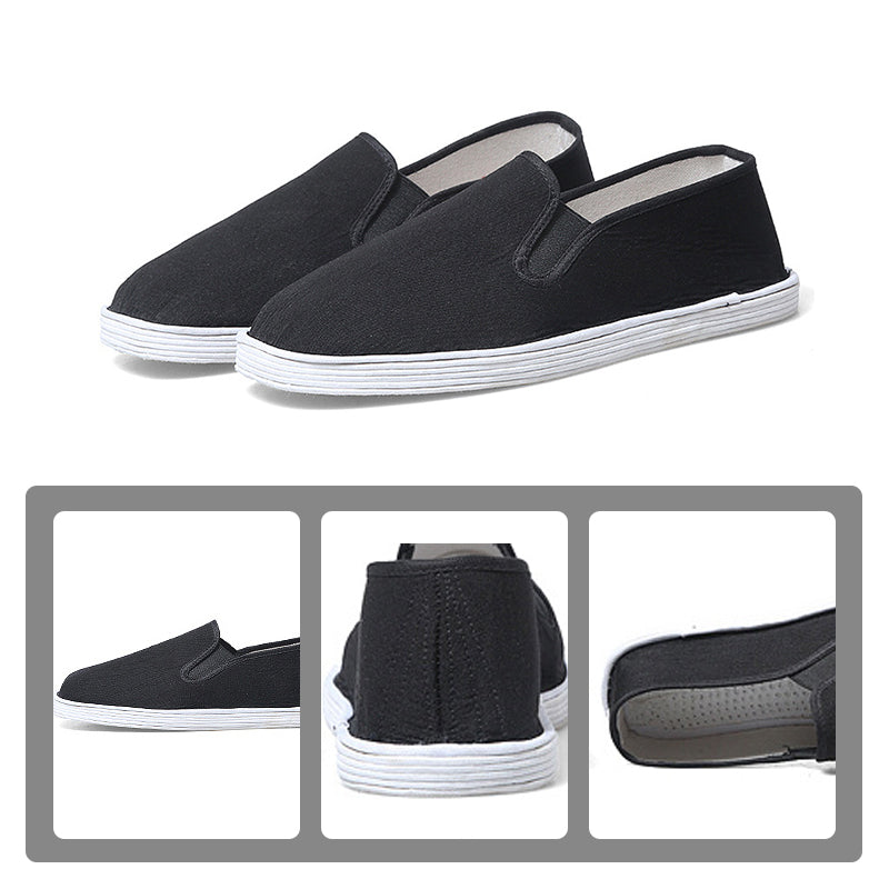 Unisex Breathable Thousand-Layer Slip-On Cloth Work Shoes