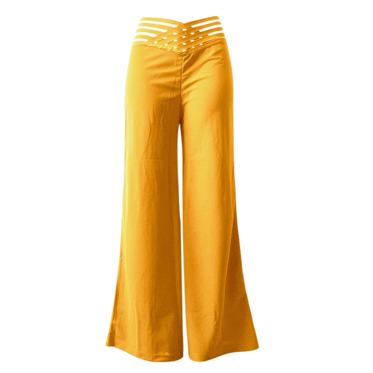 💖2026 NEW TYPE SALE 50% OFF💷🍃Women's Casual Hollow-out High-Waisted Wide-Leg Pants