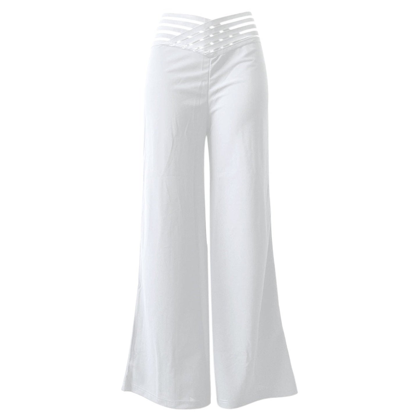 💖2026 NEW TYPE SALE 50% OFF💷🍃Women's Casual Hollow-out High-Waisted Wide-Leg Pants