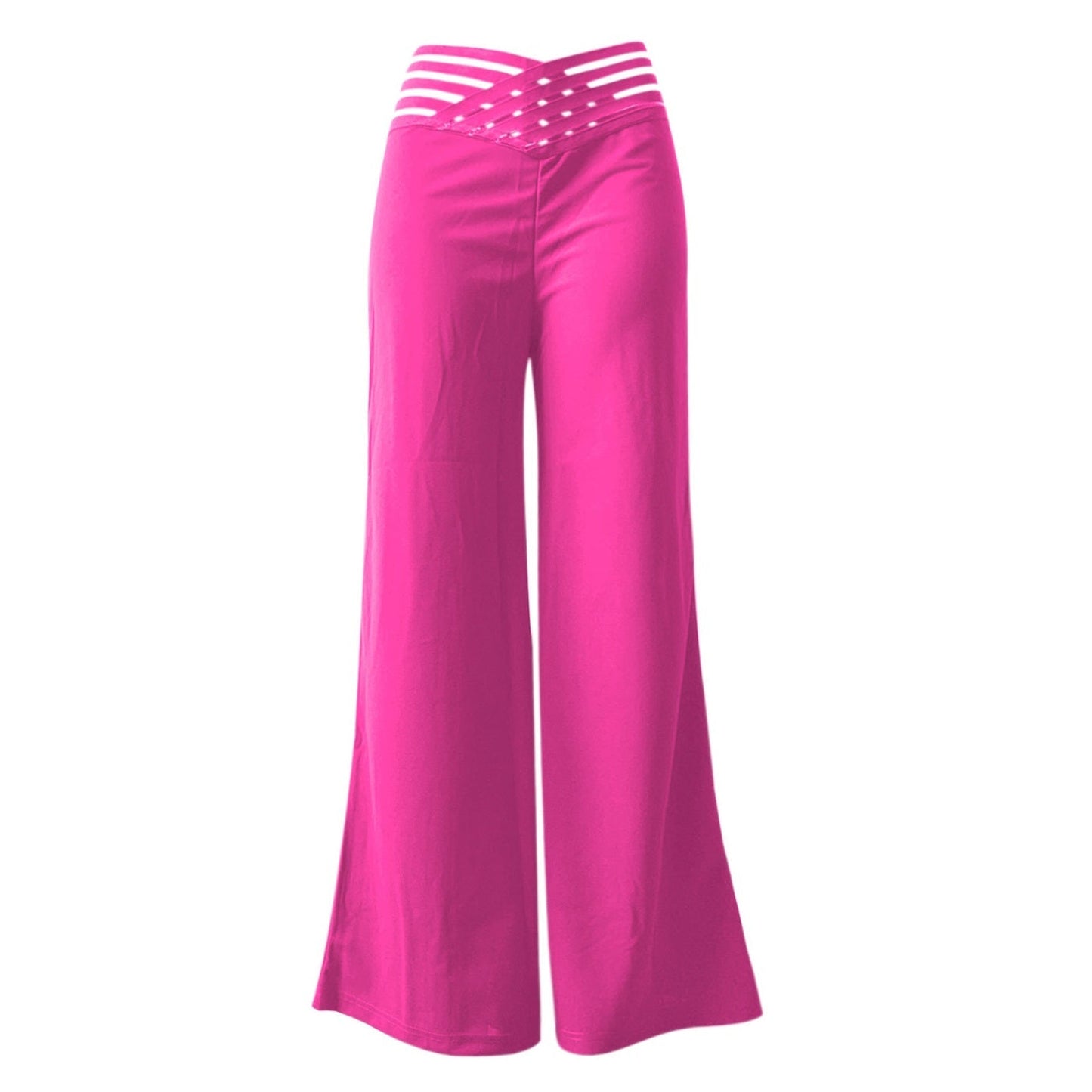 💖2026 NEW TYPE SALE 50% OFF💷🍃Women's Casual Hollow-out High-Waisted Wide-Leg Pants