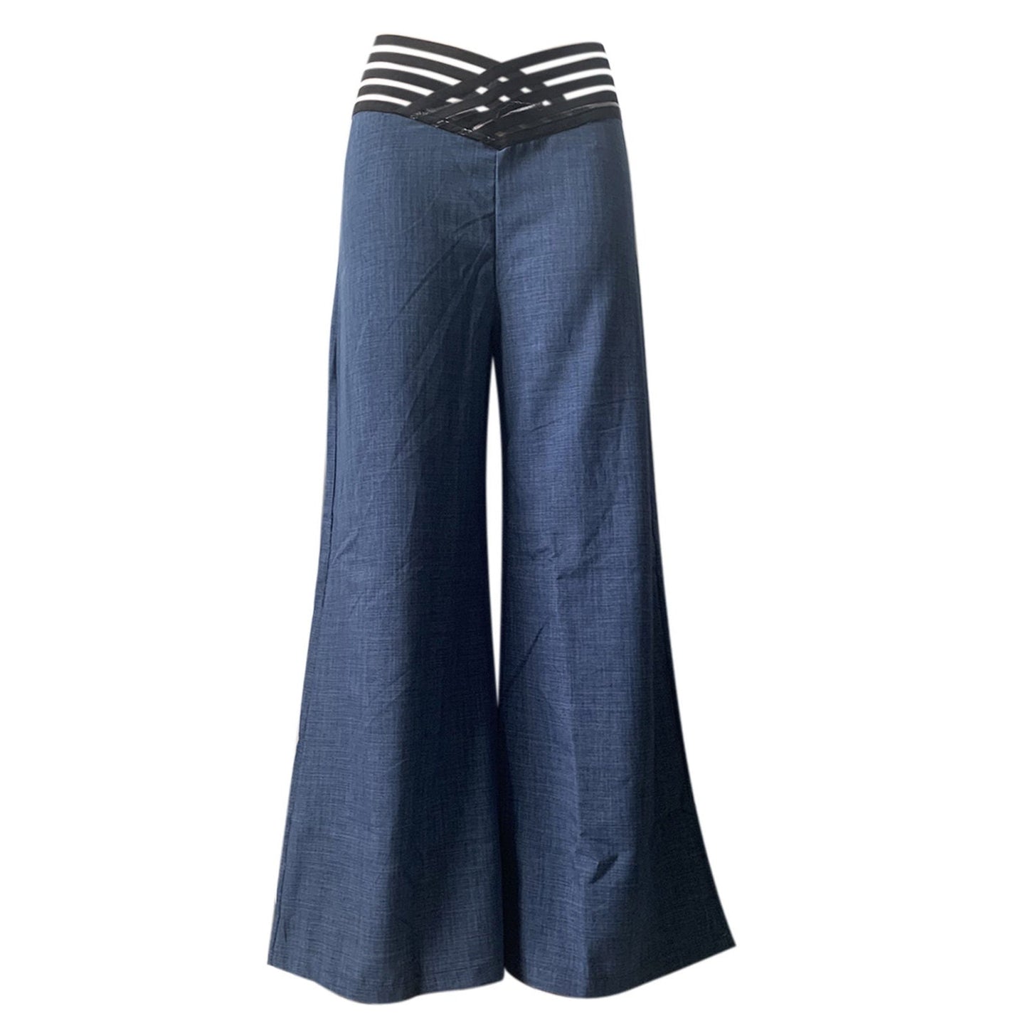💖2026 NEW TYPE SALE 50% OFF💷🍃Women's Casual Hollow-out High-Waisted Wide-Leg Pants