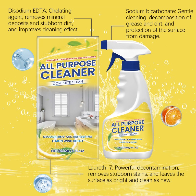 🍃All-Purpose Powerful Kitchen Cleaning Spray, Deodorizing & Refreshing