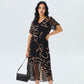 💥Special Sale 50% OFF💝✨Flowy V-Neck Printed Long Dress