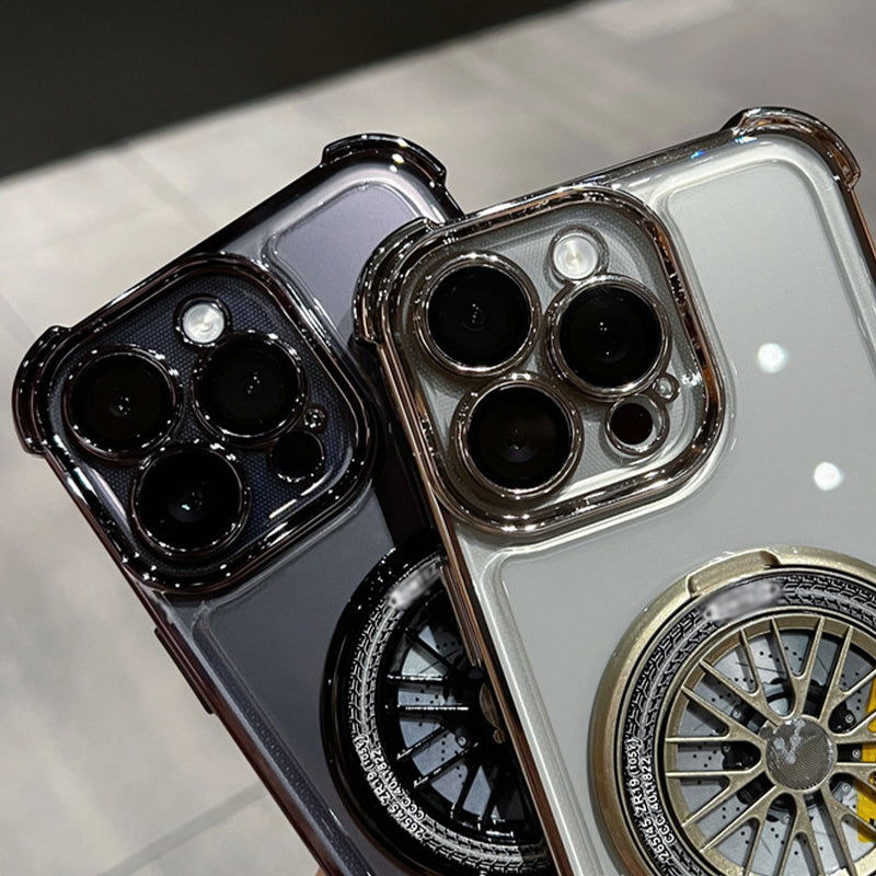 Shockproof Phone Case with Rotating Gyroscope for iPhone Series