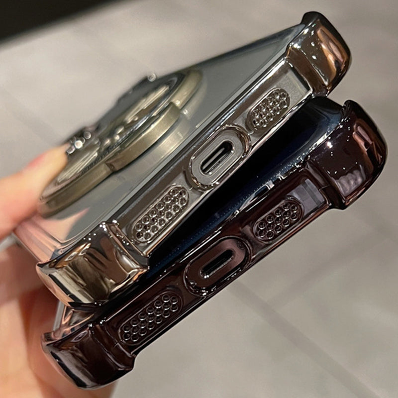 Shockproof Phone Case with Rotating Gyroscope for iPhone Series