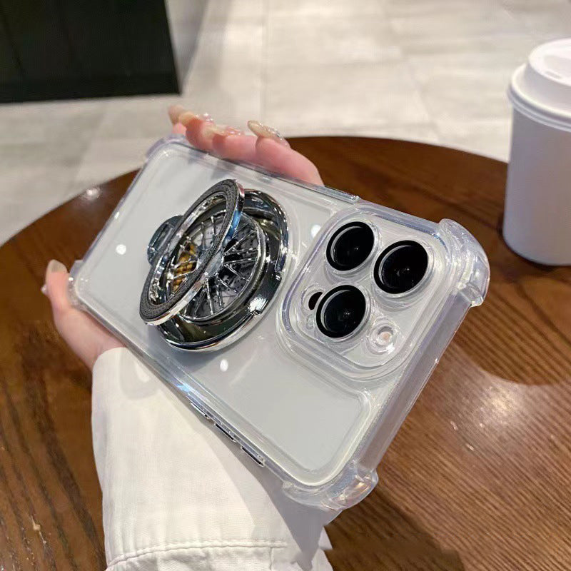 Shockproof Phone Case with Rotating Gyroscope for iPhone Series