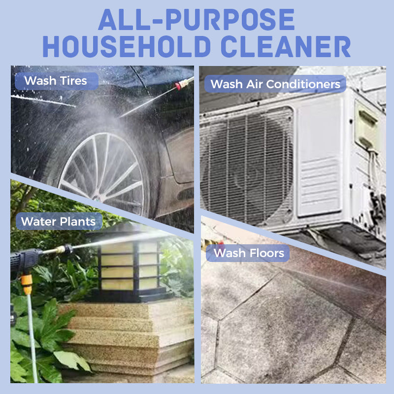 🚗 50% OFF! 💦 PORTABLE CAR WASH MACHINE - High Pressure & Multi-Purpose Use, Compact Design for Easy Storage, Ideal for Outdoor Cleaning and Vehicles 🌟🔧