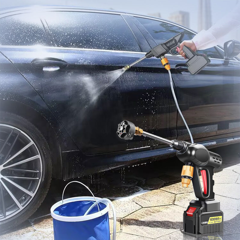 🚗 50% OFF! 💦 PORTABLE CAR WASH MACHINE - High Pressure & Multi-Purpose Use, Compact Design for Easy Storage, Ideal for Outdoor Cleaning and Vehicles 🌟🔧