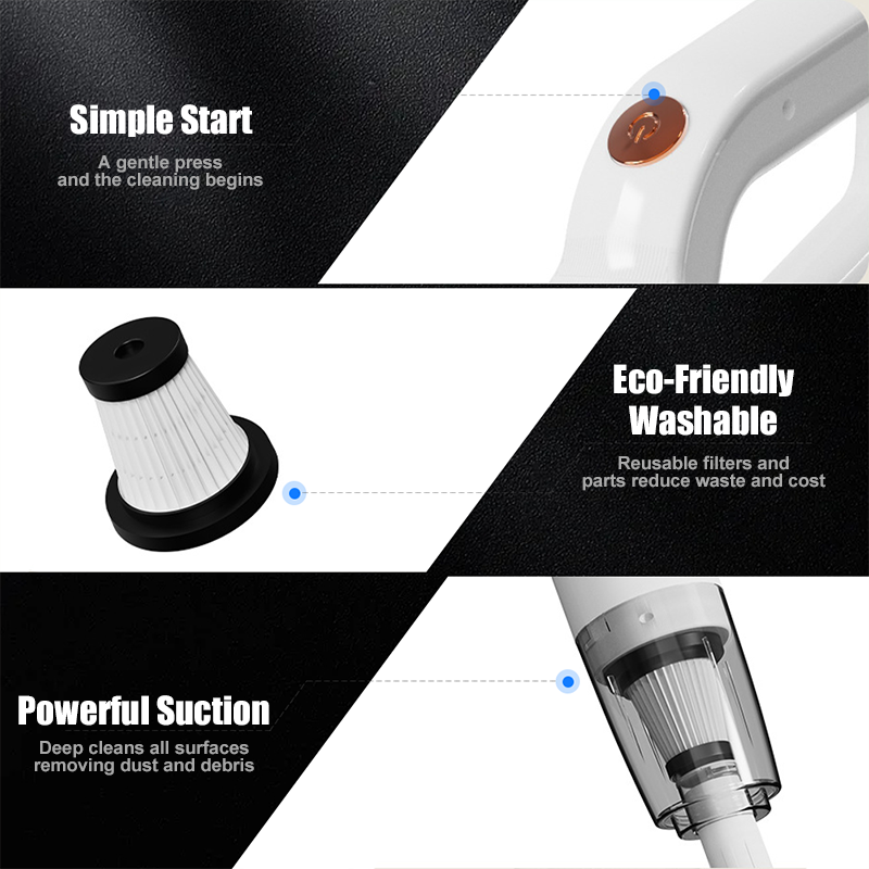 🌀 50% OFF NOW! 🎉 Powerful 2-in-1 Cordless Vacuum Cleaner – Deep Clean, Long Runtime & Lightweight 📦