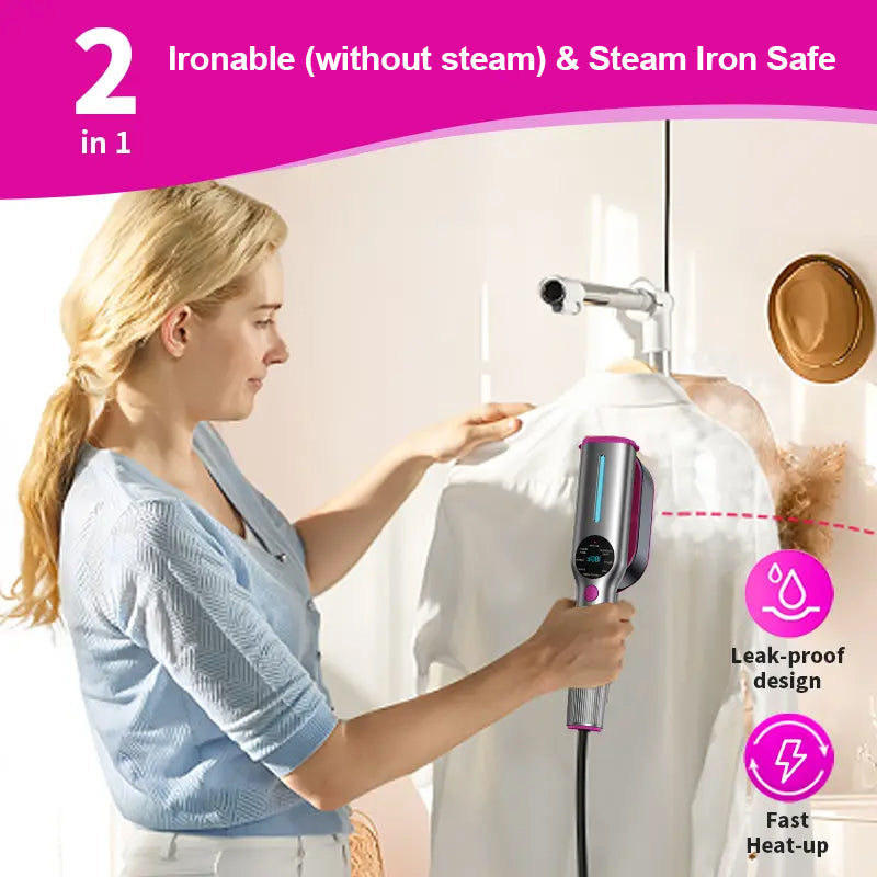 💜LAST DAY SALE 70% OFF👍Handheld Steamer Iron for Clothes