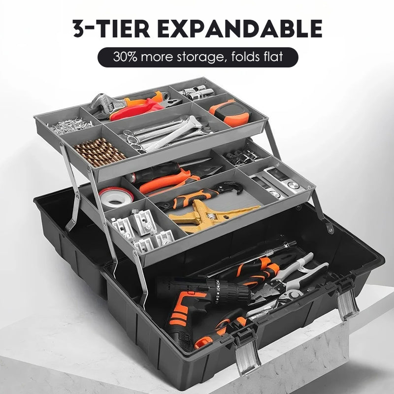 3-Tier Folding Storage Toolbox
