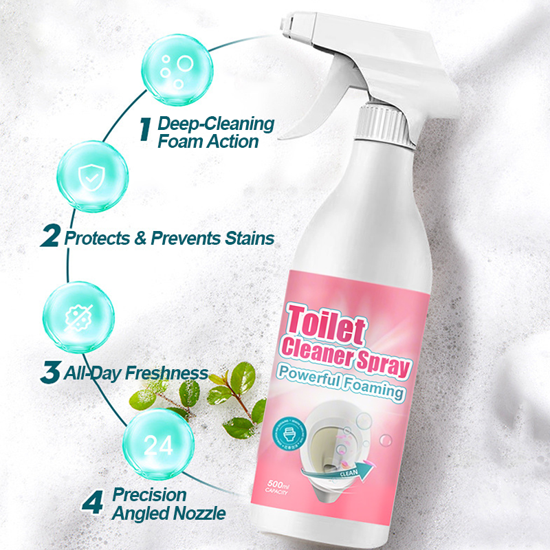 Powerful Foaming Toilet Cleaner Spray