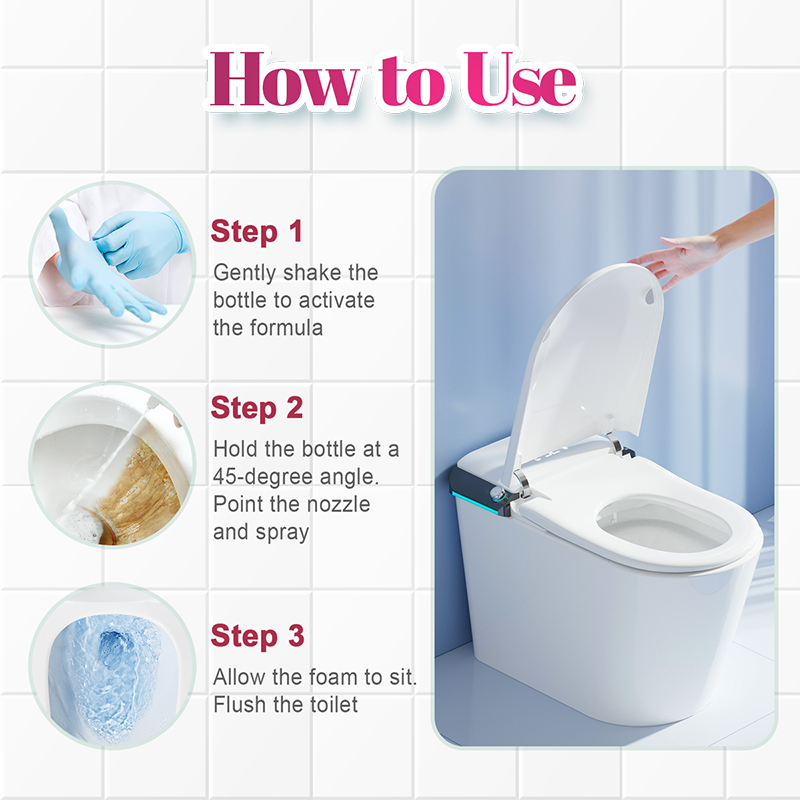 Powerful Foaming Toilet Cleaner Spray