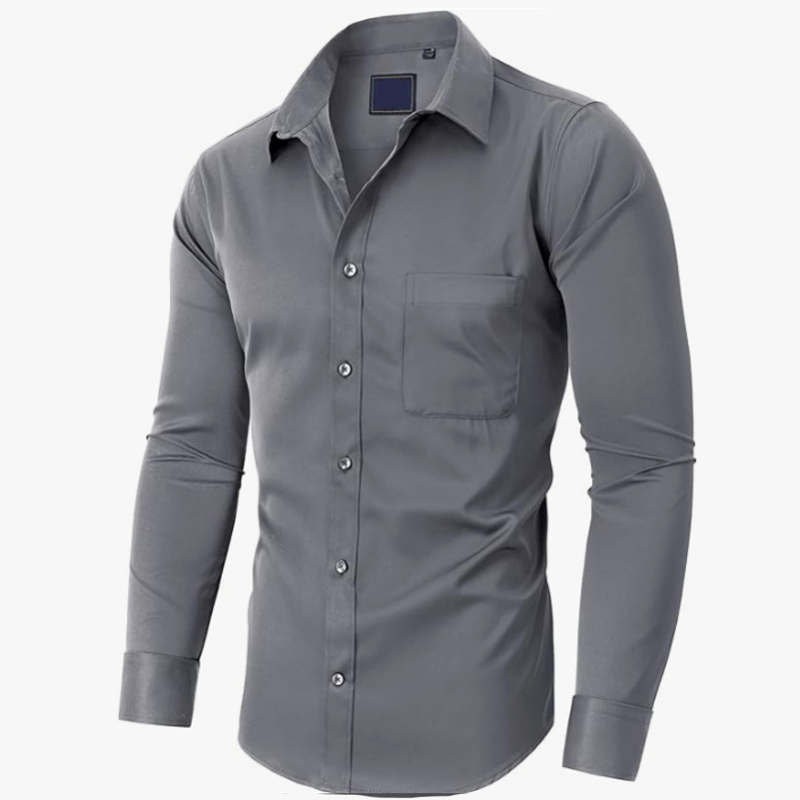 🎁2026 Nieuw binnen 50% KORTING💥Effen shirt met lange mouwen
