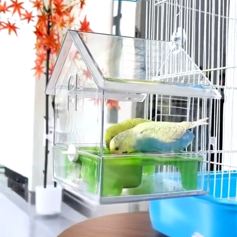 Pull-Out External Parrot Feeder