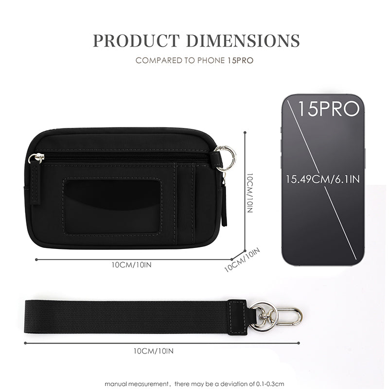 Waterproof Wristlet Wallet with ID Window
