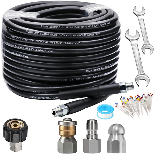 🎁 Hot Sale 50% OFF 🔥5800PSI Sewer Jetter Kit for Pressure Washer