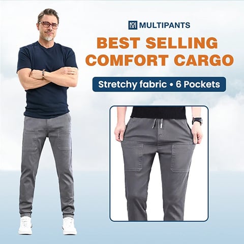🔥Last Day Sale 50% OFF🥰MultiPants – High-Stretch, Multi-Pocket Durable Cargo Pants | Built for Movement & Everyday Utility 🎒