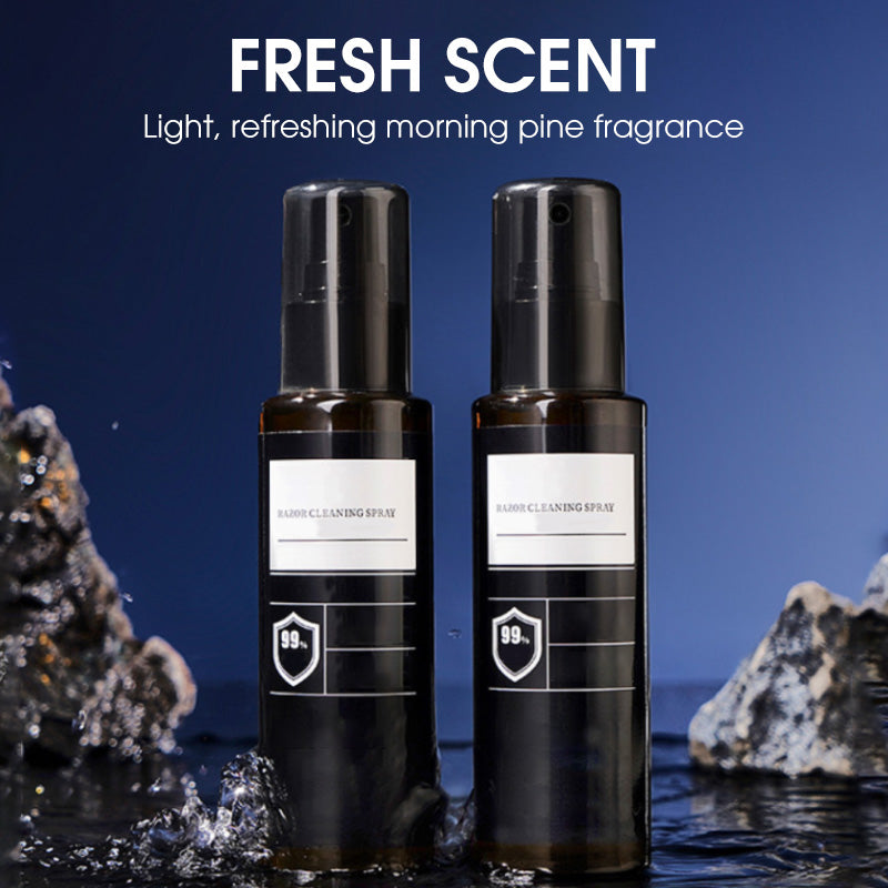💥 BUY 2 GET 1 FREE! 🔥 Fast Deep Razor Cleaning Spray – Essential for All Men in 2026 🎁✨