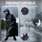 🔥Waterproof Long Raincoat with Hood for Scooter🌧️