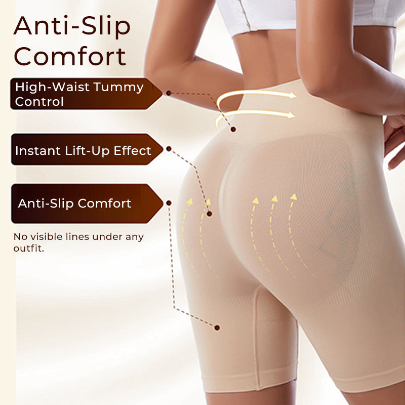 Seamless High-Waisted Lifting Shapewear Shorts